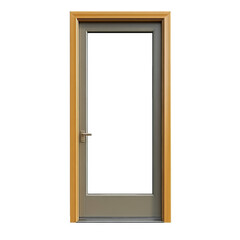 Elegant Interior Door with Gold Frame - Modern Design