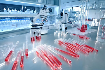 Laboratory Research: Microscopic Analysis of Red Liquid Samples