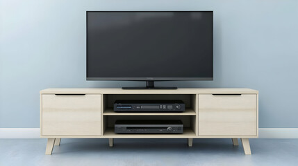 Modern TV Stand 3D Illustration