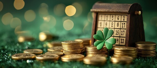 Lucky Charms, Coins, Bingo, Green