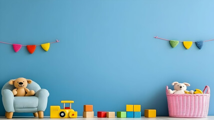 Obraz premium Playful Kids Room Illustration