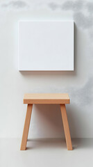 Clean Minimalist 3D Illustration Mockup