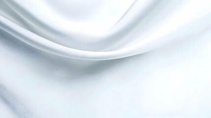 Fototapeta premium White Fabric Drape Abstract Background Illustration