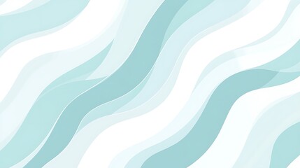 Abstract Blue and White Wavy Lines Background Design