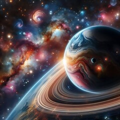 Stars Aligned: Breathtaking Cosmic Display of Galaxies and Stellar Beauty