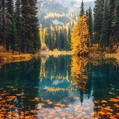 blooming paradise surrounded by sparkling, transparent waters of tranquility image
