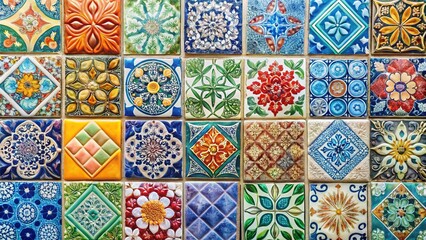 Colorful Ceramic Tiles for Kitchen & Bathroom Floors - Porcelain Stoneware Samples