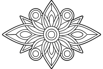 abstract flower vector illustration