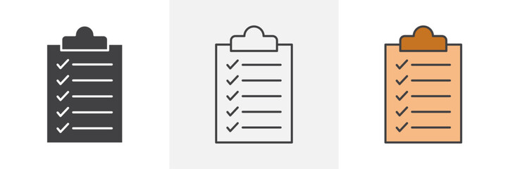 List check icons pack for website designs