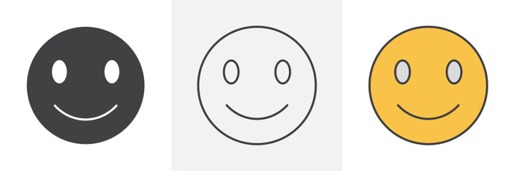 Smile icons pack for website designs