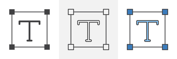 Text icons pack for website designs © iconic