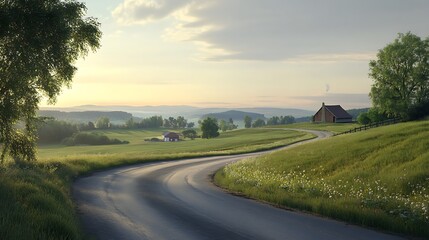 Obraz premium vibrant alpine blooms flourishing in the shadow of towering peaks image