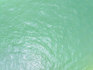 Amazing sea surface in summer season background,Nature waves sea beach background,High angle view waves seascape nature view,Wide angle drone shot,Top view