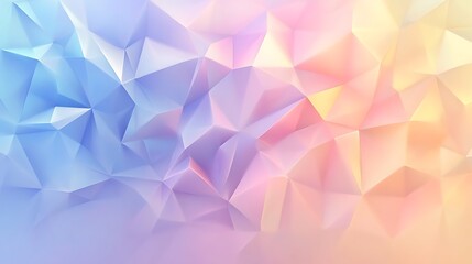 Abstract Pastel Polygonal Geometric Background Design