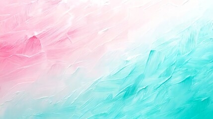 Fototapeta premium Pink & Teal Abstract Paint Texture - Pastel colors