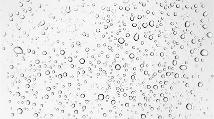 Rain drop on window background. Water droplet vector texture. Realistic wet shower flow pattern. Clear waterdrop down on surface with bubble. 3d moisture stream. Sweat storm weather backdrop