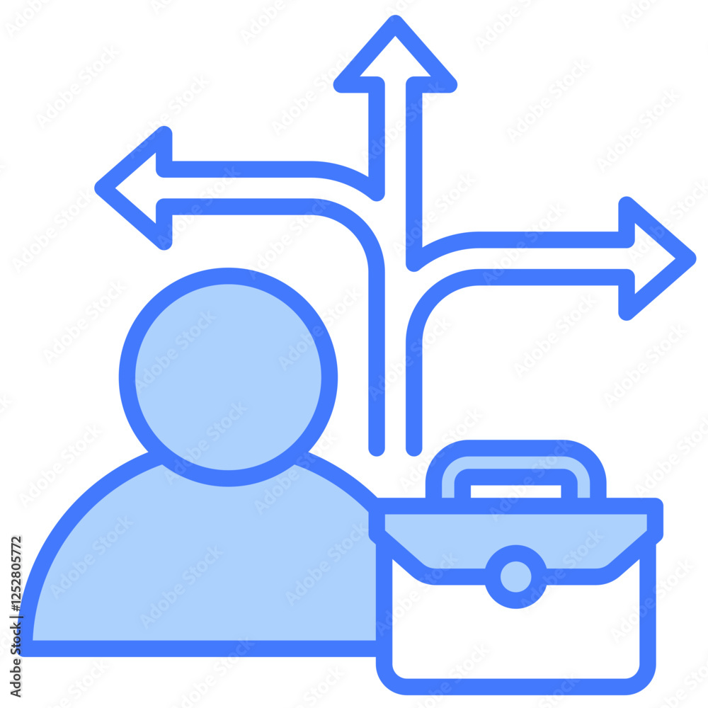 Poster Decision Making Icon