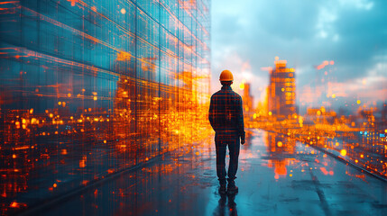 Urban Dreamscape at Dusk