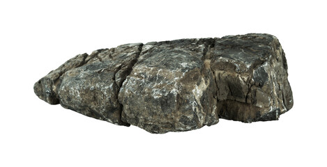 the rough boulders isolated element