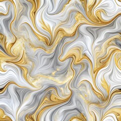 Gold and white swirl pattern. Seamless pattern. Pattern. Art. Clipart. Background. Vector. Illustration