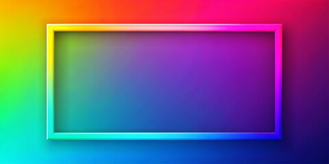 Abstract Rectangle Gradient Background Loop: Modern Geometric Design with Copy Space