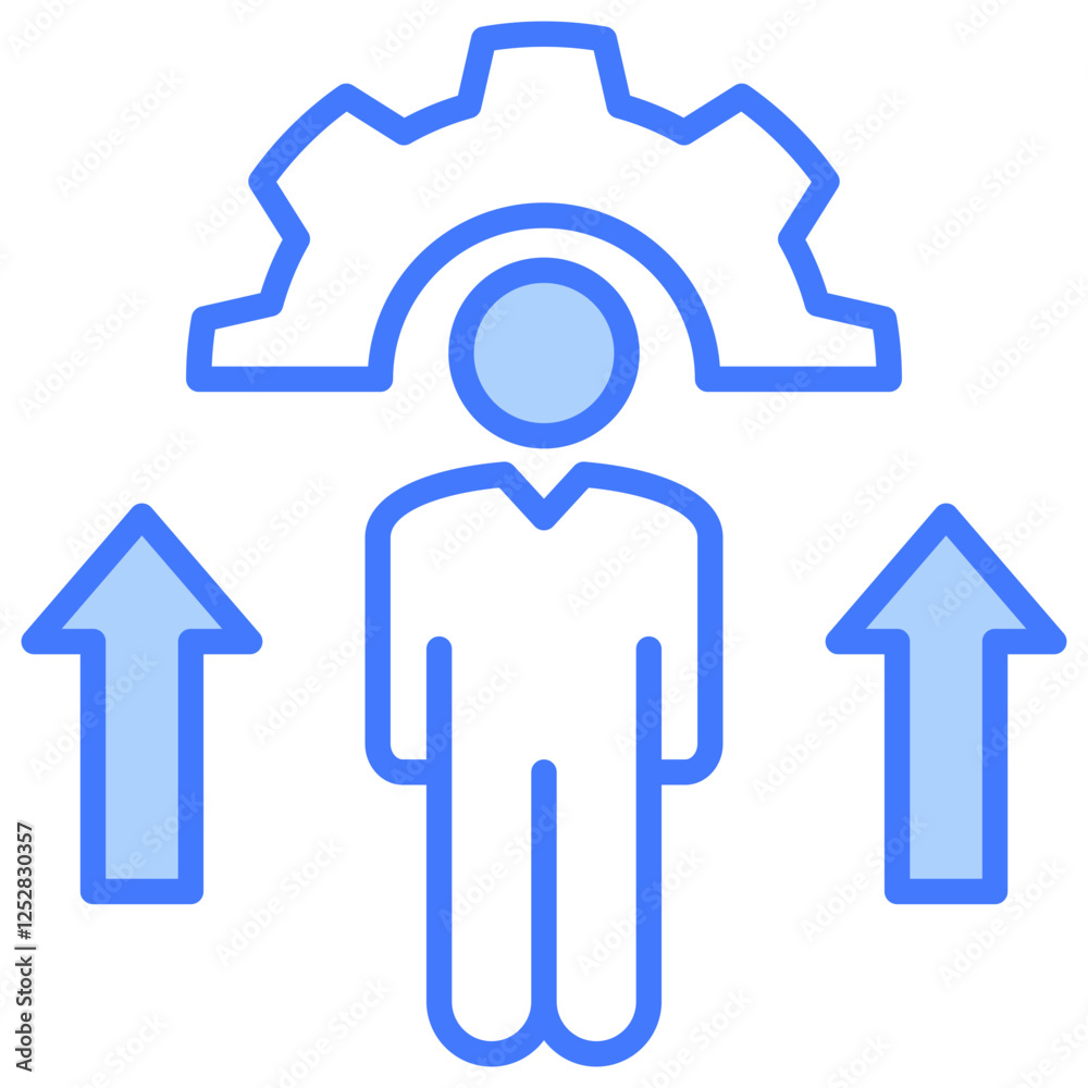 Poster skill development icon