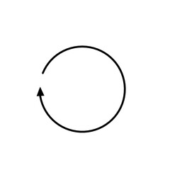 different circular arrows