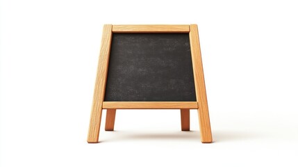 Blank Wooden A-Frame Blackboard Sign,  Perfect for Menu Boards,  Store Displays,  or Announcements