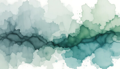 Obraz premium ale gray blue green abstract watercolor drawing background