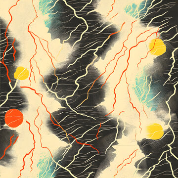 Abstract thunderbolt pattern 