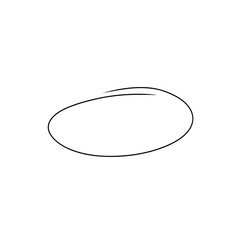 doodle line circle highlight marker