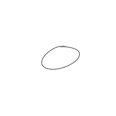 doodle line circle highlight marker