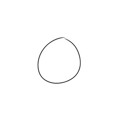 doodle line circle highlight marker