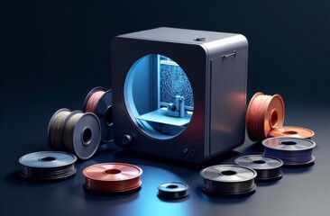 Modern 3D Printing Workspace