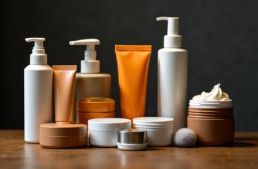 Luxurious Bathroom with Shaving Products