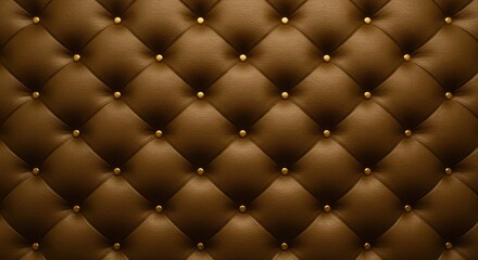 Chocolate Brown Chesterfield Texture: Rich, luxurious chocolate brown leather upholstery with diamond tufting and elegant button detailing.