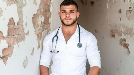 A virtual doctor consultation powered by AI and telemedicine.