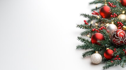 Festive Christmas Decoration Border