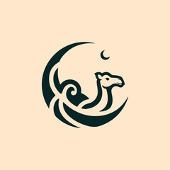 Islamic camel logo
