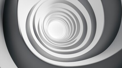 Obraz premium Abstract Spiral Tunnel: A Journey into Light and Depth