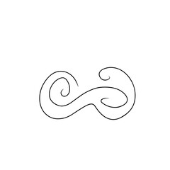 hand drawn vintage ornament