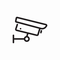 security camera CCTV surveillance icon vector sign