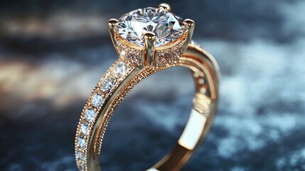 Elegant Diamond Engagement Ring: A Symbol of Love and Commitment