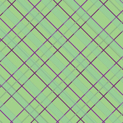 Tattersall Check Pattern. Shirt Fashion Textile Fabric. Repeating Tile Plaid Pattern.