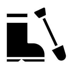 agricultural tools solid icon