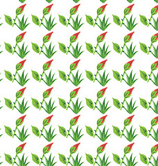 seamless pattern with flowers