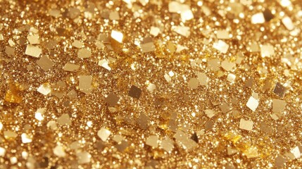 Sparkling Gold Glitter Background for Creative Design Projects