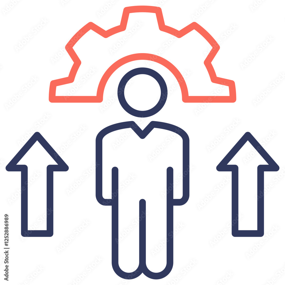 Poster skill development icon