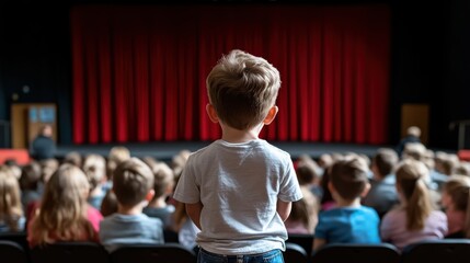 A storyteller captivating an audience with a magical tale on World Storytelling Day, expressive and animated