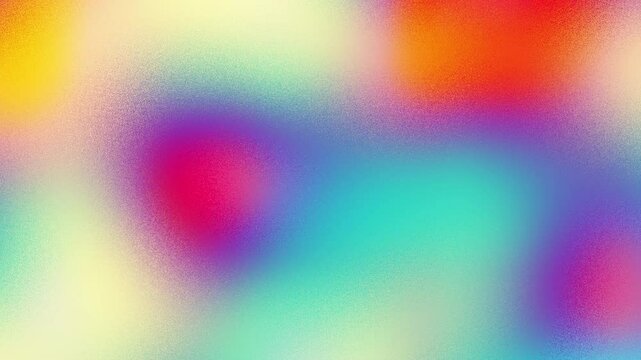 Looping abstract gradient blurry colorful modern texture noise background